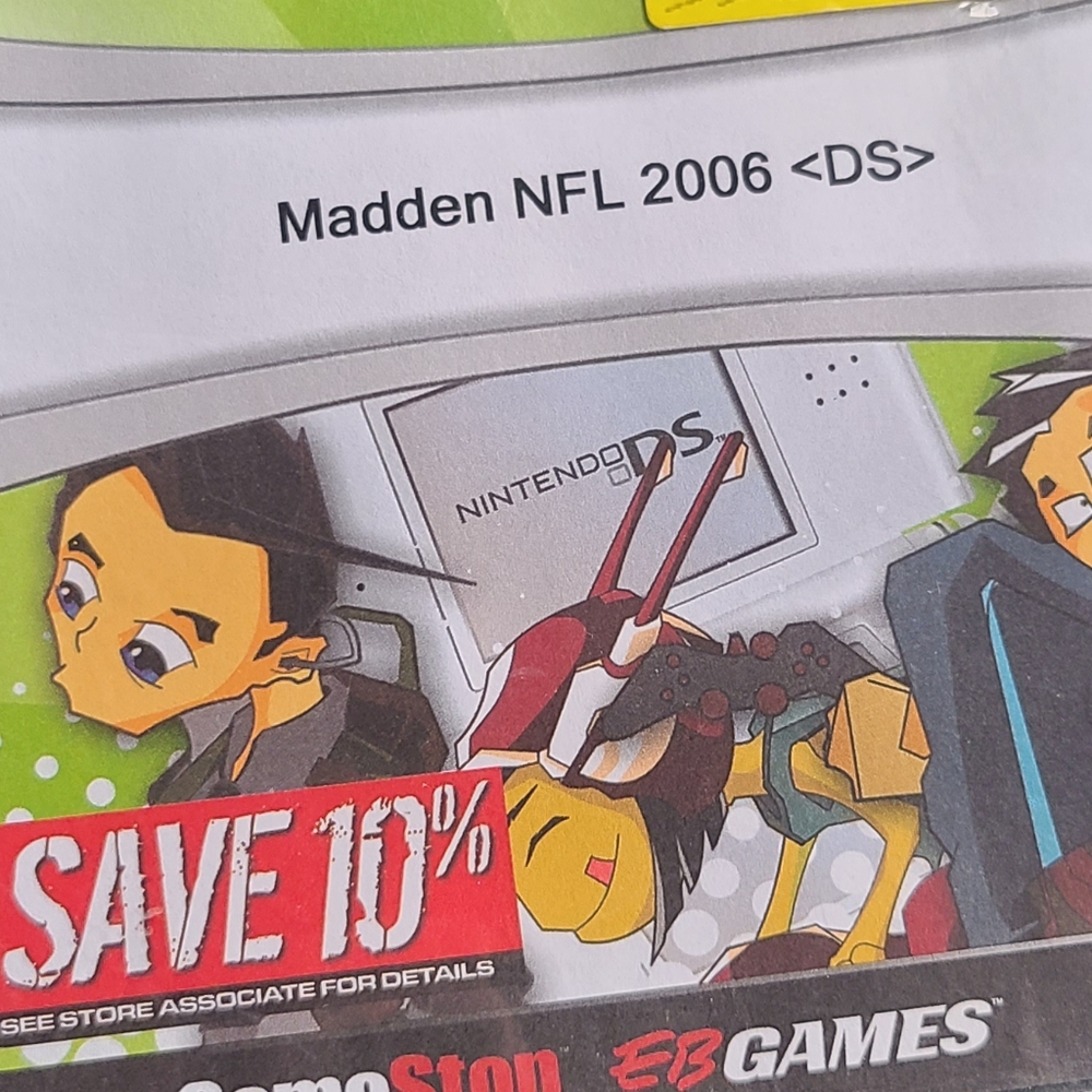 Nintendo DS Game Madden NFL 2006